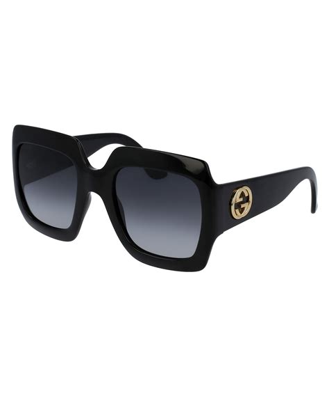 square wire framed gucci glasses|gucci oversized square sunglasses black.